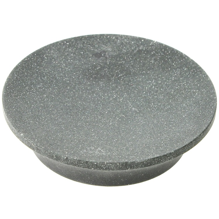 Soap Dish, Gedy AU11-14, Round Soap Dish Made From Stone in Black Finish